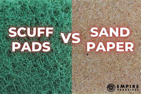 what grit are scuff pads|abrasive paper vs sandpaper.